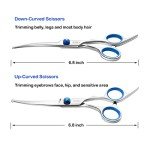 Elfirly Stainless Steel Dog Grooming Scissors Kit