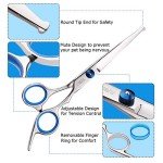 Elfirly Stainless Steel Dog Grooming Scissors Kit