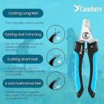 Candure Professional Dog Nail Clippers with Safety Guard