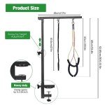 Adjustable Dog Grooming Arm with Clamp and Holders