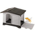 Heavy-Duty Plastic Dog Kennel - Dog Villa 110