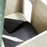 Sage Grey Medium Dog Kennel with Roof Lift