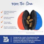 Tug-E-Nuff Clam Dog Treat Dispenser Toy