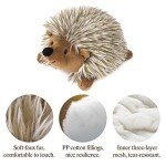 Pawaboo Plush Hedgehog Dog Chew Toys - 2 Pack
