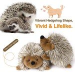 Pawaboo Plush Hedgehog Dog Chew Toys - 2 Pack
