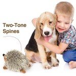 Pawaboo Plush Hedgehog Dog Chew Toys - 2 Pack