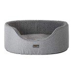 Feandrea Reversible Dog Bed, Grey, 73 x 60 cm