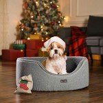 Feandrea Reversible Dog Bed, Grey, 73 x 60 cm