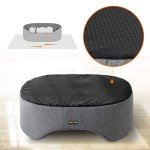 Feandrea Reversible Dog Bed, Grey, 73 x 60 cm