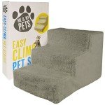 Easy Climb Grey Fleece Pet Stairs
