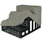 Easy Climb Grey Fleece Pet Stairs