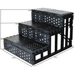 Easy Climb Grey Fleece Pet Stairs