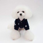 Star Print Fleece Sweatshirt for Small Dogs