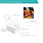 Powkoo Waterproof Dog Car Safety Seat Carrier