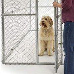 MidWest Chain Link Portable Dog Kennel with Sunscreen
