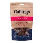 Natural Air Dried Chicken Necks Dog Treats 120g