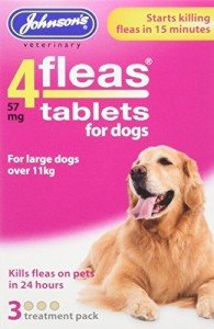Johnsons 4Fleas Tablets for Large Dogs - 3 Pack