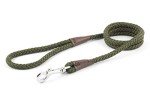 Ancol Heritage Green Nylon Rope Dog Lead 1.07m