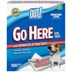 OUT! Go Here Puppy Training Pads - 100 Count