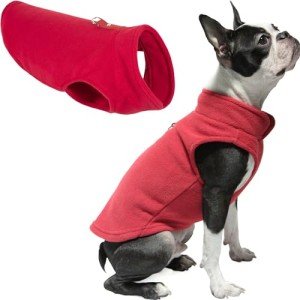 Cozy Red Fleece Vest for Small Dogs