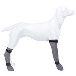 Trixie Silicone Dog Sock - Size M, Grey