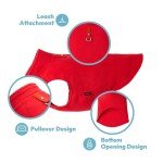 Cozy Red Fleece Vest for Small Dogs