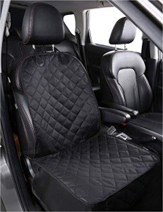 Nonslip Dog Car Seat Cover with Adjustable Anchor