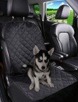 Nonslip Dog Car Seat Cover with Adjustable Anchor