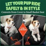 Waterproof Dog Car Seat & Seat Belt Combo