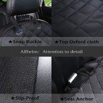 Nonslip Dog Car Seat Cover with Adjustable Anchor
