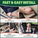 Waterproof Dog Car Seat & Seat Belt Combo