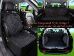 Nonslip Dog Car Seat Cover with Adjustable Anchor