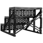 Proudpet Fleece Pet Stairs for Small Dogs