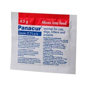 Panacur Worming Granules for Dogs and Cats, 3 Pack