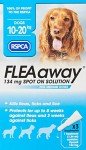 FleaAway Spot On for Medium Dogs, 134 mg