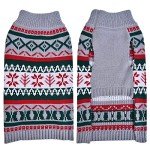 Christmas Sweater for Large Dogs - Grey