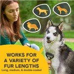 Double-Sided Deshedding Brush for Dogs & Cats