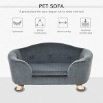 PawHut Mini Dog Sofa Bed with Washable Cover