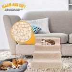 Masthome 4-Step Dog Stairs with Non-Slip Cover