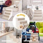 Masthome 4-Step Dog Stairs with Non-Slip Cover