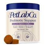 Dog Probiotics Soft Chews - Salmon Flavor 30ct