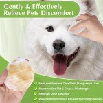 Tinioey Tear Stain Remover Wipes for Pets