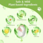 Tinioey Tear Stain Remover Wipes for Pets