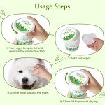 Tinioey Tear Stain Remover Wipes for Pets