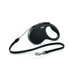 Flexi Classic Retractable Dog Leash 5m Black