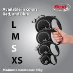 Flexi Classic Retractable Dog Leash 5m Black