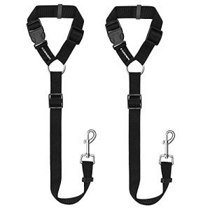 CGBOOM Adjustable Dog Car Seat Belt - 2 Pack