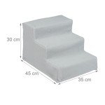 Dog Stairs with 3 Steps for Easy Access