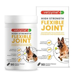 Vetzyme Joint Supplements for Senior Dogs - 90 Tablets