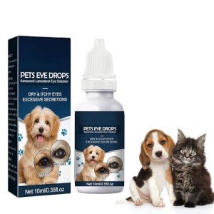 Pet Eye Drops for Dogs and Cats, 10ml